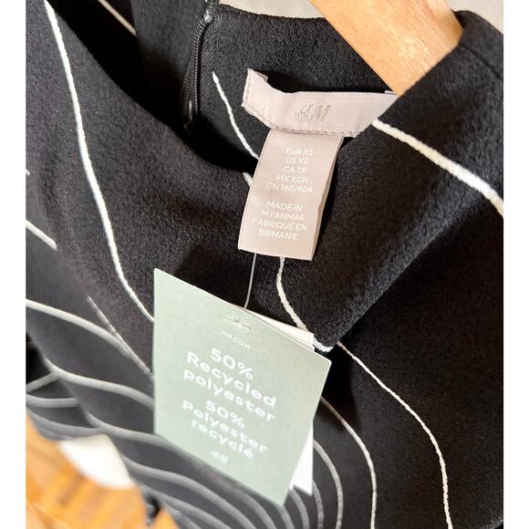 H&M Striped Draped Dress - Picture 5 of 9